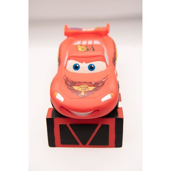 2012 Vtg Disney Pixar Cars Lightning McQueen Coin Bank - Picture 2 of 7